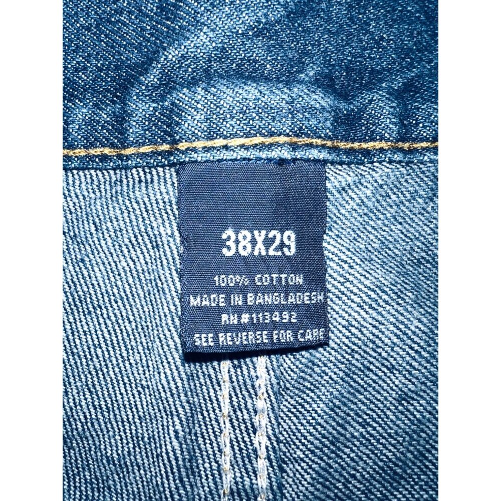 RK Mens Denim Jeans 38X29 Straight Leg Blue 100% Cotton - Picture 3 of 4